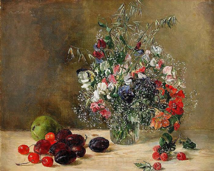 Anna Munthe-Norstedt Still Life with Flowers and Fruits